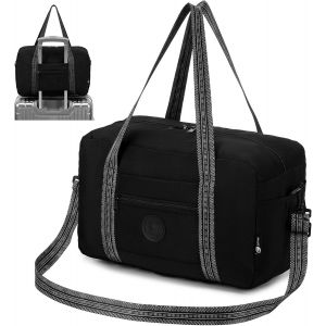 KALANKA-40x20x25 Ryanair Sac de Voyage Cabine Avion sous Le Siege, étanche Nylon Bagage Cabine a Main 20L Petit Sac Weekend Sac Maternité Sac de Sport pour Homme et Femme avec Bandoulière Réglable - Neuf