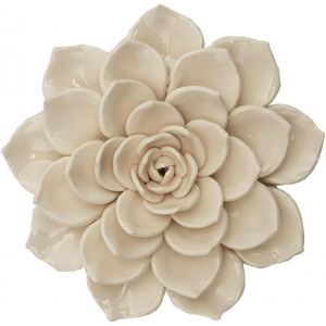 Décoration Murale Wall Décor Fleur Cadeau Figurine Moderne Sculpture Arts Maison Statue Céramique 17cm - Neuf