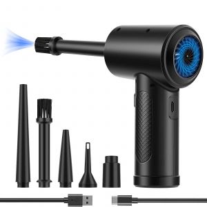 Aspirateur portatif compact 5 en 1 avec de multiples fonctions, noir - Neuf