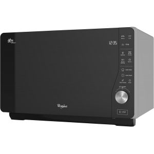 NouvelHorizonstore-MWF 427 SL Four &agrave; micro-ondes Extra Space + Grill, 25 litres, argent, avec steamer, grille haute et plate Crisp + poign&eacute;e, 800 + 1000 W - Neuf