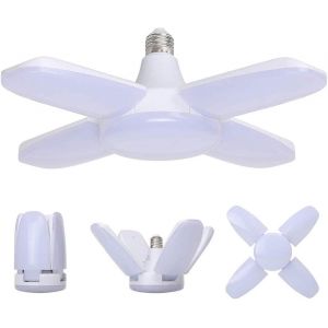 Plafonnier Led 60w Pour Garage, Culot E27, 6000 Lumens, Orientable - Neuf