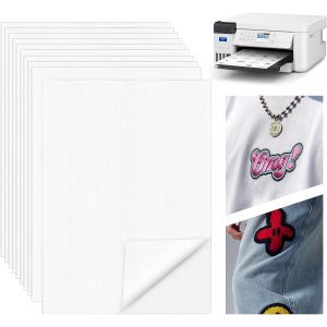 Mevronisshop-Lot De 10 Feuilles De Papier Pour Broderies, Stabilisateur De Broderie Soluble, A4 (21cm*29.7cm) Papier Broderie, Dessin A Imprimer Et Facile A Broder, Pour Broder Sur Les V&ecirc;tements - Neuf