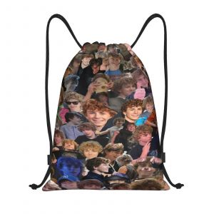Sac à dos à cordon Walker Scobell, sac à dos à cordon, sac de plage résistant à l'eau pour la gym, le shopping, le sport et le yoga - DFB2711 - Neuf