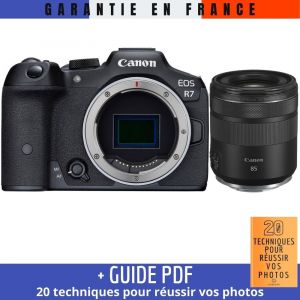Canon EOS R7 + RF 85mm F2 Macro IS STM + Guide PDF ""20 techniques pour r?ussir vos photos - Neuf