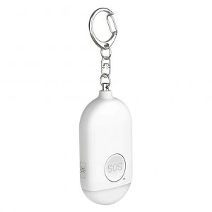 Alarme 130 Db Avec Lumiere Led, Dispositif D'autodefense D'urgence Portable - Neuf