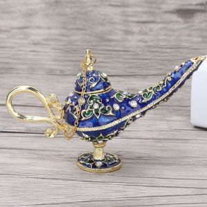 Lampe vintage classique plaquee or, legende Aladdin, genie magique, decoration d'interieur - Neuf