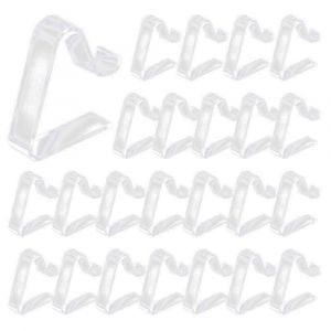 24 Pi&egrave;ces Pinces De Nappe Transparentes Transparentes,Pinces De Maintien De La Nappe Porte-Nappe Pour Ch - Neuf