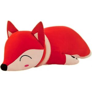 Renard en peluche poup&eacute;e poup&eacute;e machine oreiller poup&eacute;e chiffon poup&eacute;e enfants filles cadeau mignon - Neuf