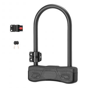 Accessoires De Velo En Acier Inoxydable, Surs, Velo Robuste Pour La Route, Vtt, Antivol, En Forme De U Avec Revetement Noir - Neuf