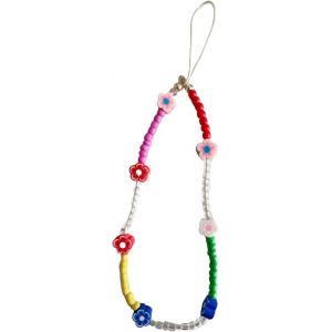KAL-Cha&icirc;ne De T&eacute;l&eacute;phone Portable Boh&egrave;me Anti-Perte - Vintage - En Acrylique - Multicolore - Pour T&eacute;l&eacute;phone Portable - Pour T&eacute;l&eacute;phone Portable - Pour T&eacute;l&eacute;phone Portable Et Appareil Photo - Neuf