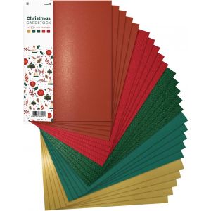 25x Créatif Noël A4 210 X 297 Mm 5 Couleurs Assorties Multicolore Set De Cartes Carton À Dessin Coloré Pour Diy Loisirs Créatifs Cartes De Voeux Scrapbooking - Neuf