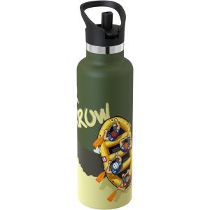 Gourde Isotherme - Bouteille Isotherme - 350ml, 500ml, 750ml, 1l- Gourde Sport Étanche Avec Couvercle À Paille - Gourde Enfant Sans Bpa, Pour Bureau, Maison - Neuf