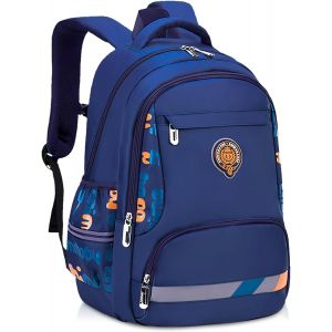 CHECARZHN--NO1-Cartable Garcon Primaire Renforcé, Sac D Ecole Garçon Ergonomique Cp Ce1 Ce2 Cm1 Cm2, Sac À Dos Enfant À La Mode Pour L'École Primaire - Neuf