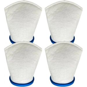 Lot de 4 filets filtrants de piscine,sacs filtrants de rechange pour Pool Blaster Max Li 30 000 ml et appareils similaires - Neuf
