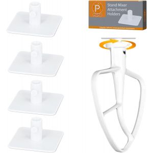 ASFASFq-Supports de fixation pour mixeur Kitchen Aid compatibles avec les accessoires de mixage Kitchen Aid (blanc) - Neuf