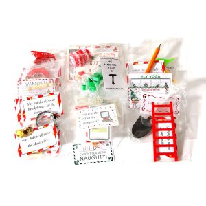 Kit de magie des elfes pour les 24 jours de No&euml;l avec activit&eacute;s, accessoires et surprises de compte &agrave; rebours - Neuf