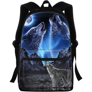 Sac à dos scolaire pour enfants,sac à dos animal 3D pour garçons filles sac à dos décontracté de voyage léger[T744] - Neuf