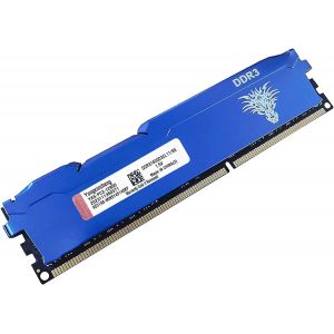 TIANYI-Ram DDR3 8go 1600MHz PC3-12800 Udimm CL11 Non-ECC Unbuffered 1.5V 2Rx8 Double Rang 240 Pin Mémoire Ram Barette pour Ordinateur de Bureau (Bleu) - Neuf