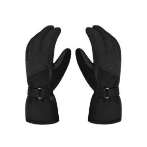Gants De Ski Imperm&eacute;ables &Agrave; &Eacute;cran Tactile &iquest; Mitaines Thermiques Pour Sports D'hiver, Antid&eacute;rapantes, Coupe Ajustable, Noir &iquest; Taille L - Neuf