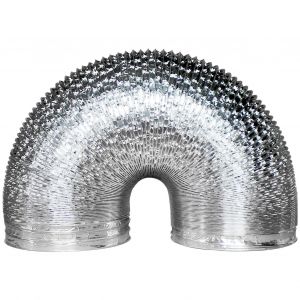 HJLIAN Tuyau d'evacuation d'air allonge et epais en aluminium, tuyau d'evacuation telescopique pour hotte de cuisine 150 x 1 m - Neuf