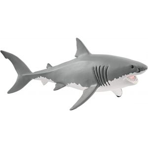 SANSH-schleich 14809 Wild Life Figurine schleich Requin Blanc - Jouet schleich Durable et Éducatif Stimulant le Jeu et l'Imagination des Garçons et Filles, Jouet Cadeau 3 ans et Plus - Neuf