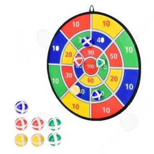 C Jeu de fl&eacute;chettes pour enfants 36 x 36 cm tissu cible de fl&eacute;chettes pour enfants apprendre en jouant &agrave; l'addition jeu de - Neuf