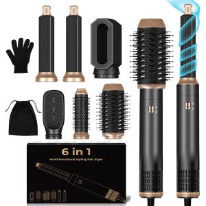 Sèche Cheveux 7 En 1, Air Styler Pro, Seche Cheveux Diffuseur Boucle, Fer À Boucler À Air De 30 Mm,Pour Lisser, Boucler Les Cheveux,3 Températures,1400 W Hair Styler Professionnel - Neuf