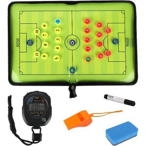 Acdsgd-Tableau Tactique Football, Tableau Football Tactique Pliable, Entra&icirc;neur Football Tableau Magn&eacute;tique, Entra&icirc;neur Board Avec Stylo Aimants, Occer Coach Board Pour Entra&icirc;nement,Hronom&egrave;tre - Neuf