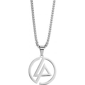 Necklace Trendy Hip Hop Men And Women Rock Band Logo Pendant Necklace - Neuf