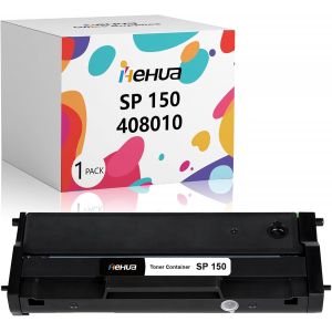 ERYI-Sp 150 Toner Cartouches Compatible Remplacement Pour Ricoh Sp150 Type-150 Hc 408010 407971 Pour Ricoh Sp 150Su Sp 150Sf Sp 150W Sp 150Suw Sp 150 X (Noir, 1500 Pages) - Neuf