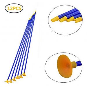 6pcs Tir À L'arc Ventouse Flèche Enfants Jeu De Tir À L'arc Sécurité Flèches En Caoutchouc Pour Adolescents Entraînement Au Tir - Neuf