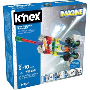 Youy-Kit De Construction De Jeu Imagine Space Shuttle,K'nex,,17021,60 Pièces,Jouets De L'espace Éducatifs Pour Les Enfants,Adaptés Aux Garçons Et Aux Filles Âgés De 5 À 10 Ans. - Neuf