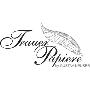 ASFASFq-Gustav Neuser Lot de 25 feuilles de papier à lettre de condoléances DIN A5 et enveloppes de condoléances au format C6, bord noir au motif de deuil, 148 x 210 cm, pour laser et jet d'encre, pa - Neuf