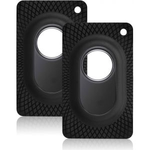 VornixorSarlshop-2pcs Carte de Suivi pour Portefeuille Fin, &Eacute;tui pour Cartes Souple Housse en Silicone Portefeuille Insert pour Carte pour Galaxy Smart Tag2 pour Portefeuille Sac &agrave; Main Pochette (Noi - Neuf