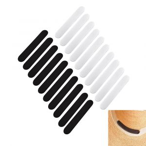 20 Pièces De Ruban De Taille De Chapeau, Rouleau De Ruban Réducteur De Taille De Chapeau En Mousse F - Neuf