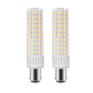 Ampoules Led 8 W &Agrave; Culot B15d, Blanc Chaud 3000 K, 910 Lm, 220 V/230 V, &Eacute;quivalent 90 W/80 W/75 W, Lot De 2 - Neuf