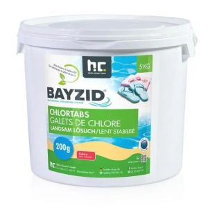 Galets de chlore lent - Marque - Modèle - Désinfection régulière - 1 x 5 kg - Neuf