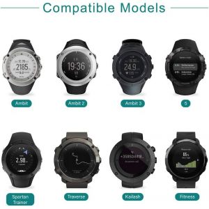 Chargeur Pour Suunto 3 Fitness,Suunto 5/5 Peak,Traverse,Kailash,Spartan Trainer,Ambit 1 2 3 - Chargeur Usb Pour Câble De Fixation Sur Socle 100 Cm - Smartwatch Accessories - Neuf