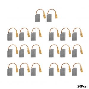Lot de 20 balais de charbon de rechange pour generateur de moteur electrique (12 x 5,8 x 7,9 mm) - Neuf