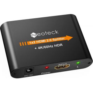 LETNERNY-1X2 1080P Hd Répartiteur Hdmi 3D Hdmi Splitter 1 Entrée 2 Sorties Amplificateur Distributeur 2 Voies Hdmi Pour Hdtv Pc Sky Box Projecteur Ps2 Ps3 Ps4 Xbox360 Dvd Blu-Ray - Neuf