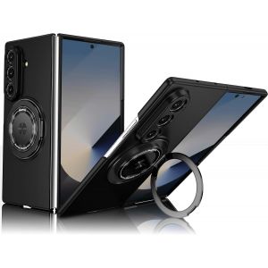 SJZG-&Eacute;tui Pour T&eacute;l&eacute;phone Galaxy Z Samsung Galaxy Z Fold 7 5G, Ultra-Fine Et &Eacute;tui Pour T&eacute;l&eacute;phone Portable Int&eacute;gr&eacute; Au Film,Housse De T&eacute;l&eacute;phone Pliante Pour Samsung Galaxy Z Fold 7 5G-Noir - Neuf