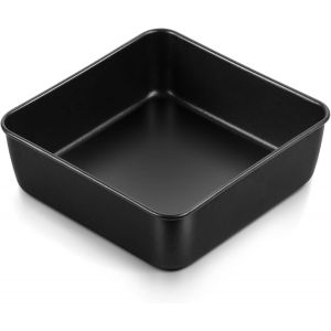 Tianyi-Moule &Agrave; G&acirc;teau, Carr&eacute;, En Acier Inoxydable, Avec Noyau En Acier Inoxydable, Avec Rev&ecirc;tement Antiadh&eacute;sif, Pour Lasagnes, Brownie, G&acirc;teau, Sain, Facile &Agrave; Nettoyer, 15 Cm - Neuf