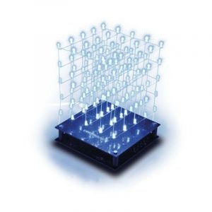 Velleman - Whadda Kit De Soudage Et Programmation &eacute;ducatif, Cube Led 3d, 125 Led Rouges, 5 X 5 X 5 - Neuf