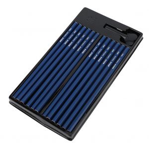 Ensemble de 12 crayons a croquis effacables au fusain - Neuf