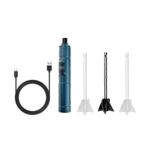 Agitateur &Eacute;lectrique Rechargeable Portatif Pour R&eacute;sine &Eacute;poxy,Colle Et Artisanat D'art Avec Moules (2 B&acirc;tonnets De M&eacute;lange) - Neuf