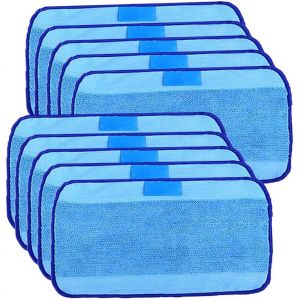 Lot de 10 chiffons de nettoyage en microfibre compatibles avec iRobot Braava 321 380 320 380 t Mint 5200c 5200 4200 4205 - Neuf