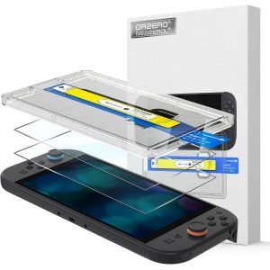 Eryi-2 Pièce Verre Trempé Protecteur D'écran Compatible Pour Switch 2 2025, [Avec Cadre D'installation] Bords Incurvés 2,5d, Anti-Rayures, Haute Définition 9h Protecteur D'écran En Verre Trempé - Neuf