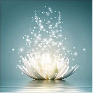 Kit Complet De Broderie De Diamants 5d 35 X 35 Cm, Motif, Lotus, La Broderie Au Point De Croix, Pour La Décoration De Votre Maison Ou De Votre Bureau. - Neuf