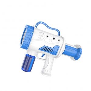 Pistolet A Bulles Automatique A 10 Trous Avec Lumieres, Machine A Bulles Electrique, Pistolet A Bulles D'eau Savonneuse, Jouets D'exterieur Pour Enfants - Neuf
