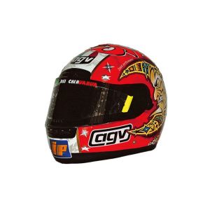 Valentino Rossi Casque R&eacute;plique Miniature 1:5 Mini Casque &iquest;Vr46 Motogp_Imola 1999, Unisexe - Neuf